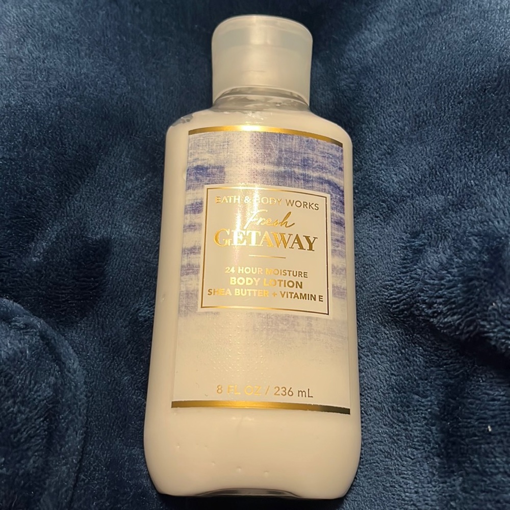 Brand new Fresh Getaway Bath and Body Works lotion